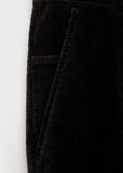 MANGO Spodnie*Spodnie sztruksowe straight fit z zakładkami
