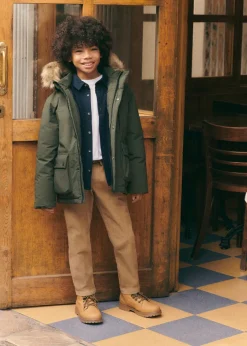 Dzieci MANGO Spodnie*Spodnie sztruksowe z elastycznym pasem