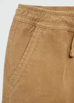 Dzieci MANGO Spodnie*Spodnie sztruksowe z elastycznym pasem