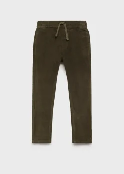 Dzieci MANGO Spodnie*Spodnie sztruksowe z elastycznym pasem