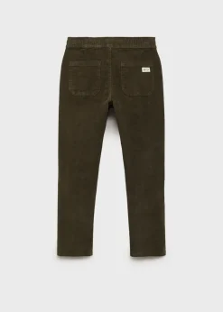 Dzieci MANGO Spodnie*Spodnie sztruksowe z elastycznym pasem