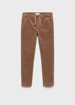 Dzieci MANGO Spodnie*Spodnie sztruksowe z elastycznym pasem