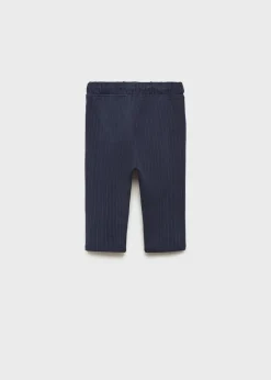 Dzieci MANGO Spodnie*Spodnie w prążki