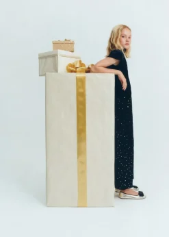 Dzieci MANGO Spodnie|Legginsy I Joggery*Spodnie z aksamitu z cekinami