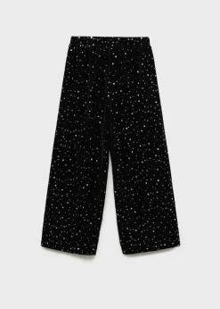 Dzieci MANGO Spodnie|Legginsy I Joggery*Spodnie z aksamitu z cekinami