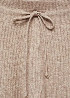 MANGO Spodnie|Piżamy*Spodnie z cienkiej prążkowanej dzianiny