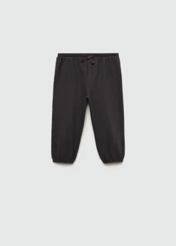 Dzieci MANGO Spodnie*Spodnie z dzianiny bawełnianej