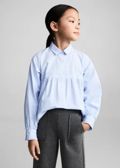 Dzieci MANGO Legginsy I Joggery*Spodnie z dzianiny mieszanej z bawełny i lnu