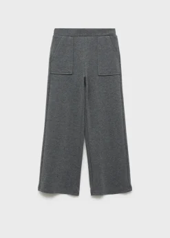 Dzieci MANGO Legginsy I Joggery*Spodnie z dzianiny mieszanej z bawełny i lnu
