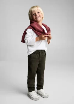 Dzieci MANGO Spodnie*Spodnie z elastycznym pasem