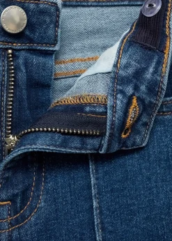 Dzieci MANGO Dżinsy*Spodnie z rozszerzaną nogawką i ozdobnymi szwami