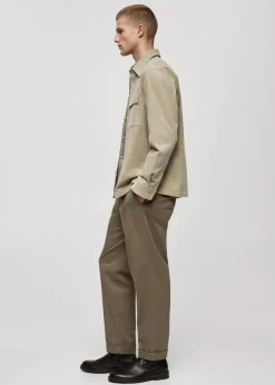 MANGO Spodnie*Spodnie z zaszewkami i podwiniętymi nogawkami