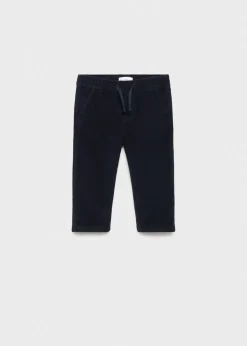 Dzieci MANGO Spodnie*Spodnie ze sztruksu z podszewką