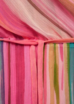 MANGO Sukienki I Kombinezony*Sukienka asymetryczna w paski