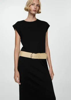 MANGO Sukienki I Kombinezony*Sukienka bawełniana midi