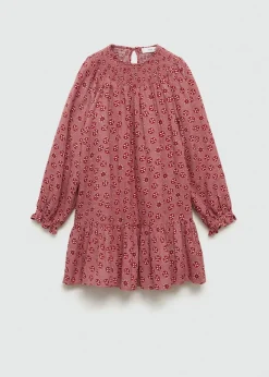 Dzieci MANGO Sukienki I Kombinezony*Sukienka bawełniana w kwiaty