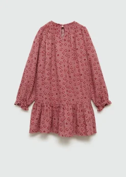 Dzieci MANGO Sukienki I Kombinezony*Sukienka bawełniana w kwiaty