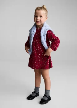 Dzieci MANGO Sukienki I Kombinezony*Sukienka bawełniana w kwiaty