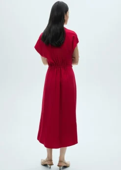 MANGO Sukienki I Kombinezony*Sukienka bawełniana z zaszewkami