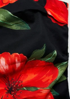 MANGO Sukienki I Kombinezony*Sukienka bez ramiączek w kwiaty