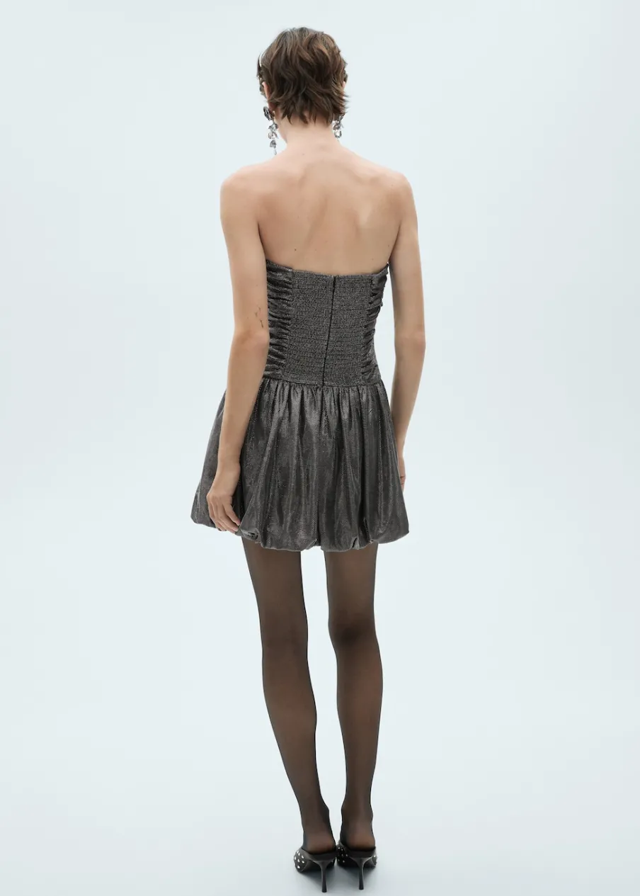 MANGO Sukienki I Kombinezony*Sukienka bez ramiączek ze spódnicą typu bombka