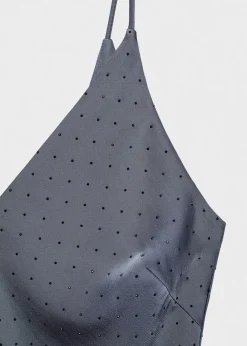 MANGO Sukienki I Kombinezony*Sukienka bieliźniana ze strasem