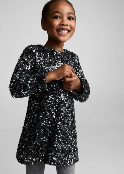 Dzieci MANGO Sukienki I Kombinezony*Sukienka cekinowe aplikacje