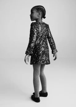 Dzieci MANGO Sukienki I Kombinezony*Sukienka cekinowe aplikacje