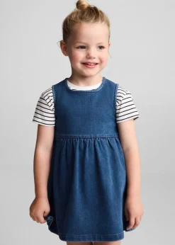 Dzieci MANGO Sukienki I Kombinezony*Sukienka dżinsowa