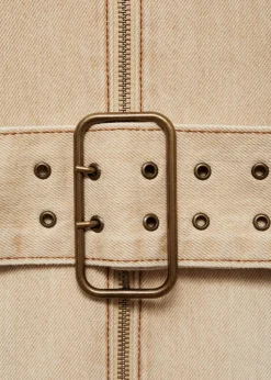 MANGO Sukienki I Kombinezony*Sukienka dżinsowa z paskiem