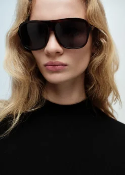 MANGO Sukienki I Kombinezony*Sukienka dzianinowa z rozcięciem