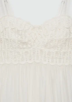 MANGO Sukienki I Kombinezony*Sukienka haftowane detale