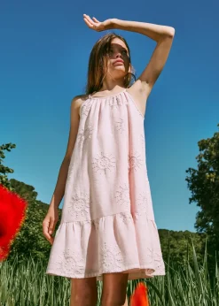 Dzieci MANGO Sukienki I Kombinezony*Sukienka haftowane detale