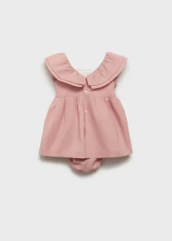 Dzieci MANGO Sukienki/pajacyki*Sukienka i majteczki z lnu