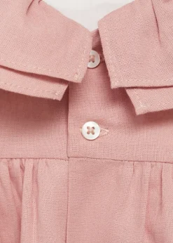 Dzieci MANGO Sukienki/pajacyki*Sukienka i majteczki z lnu