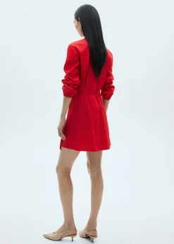 MANGO Sukienki I Kombinezony*Sukienka kopertowa bawełniana