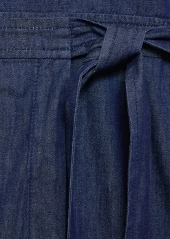 MANGO Sukienki I Kombinezony*Sukienka kopertowa z denimu