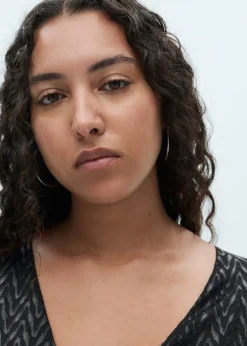 MANGO Sukienki I Kombinezony*Sukienka kopertowa z wycięciami po bokach