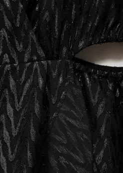 MANGO Sukienki I Kombinezony*Sukienka kopertowa z wycięciami po bokach