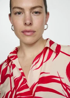 MANGO Sukienki I Kombinezony*Sukienka kopertowa ze wzorem