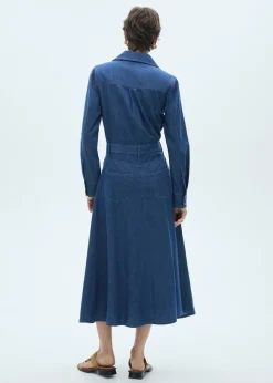 MANGO Sukienki I Kombinezony*Sukienka koszulowa dżinsowa