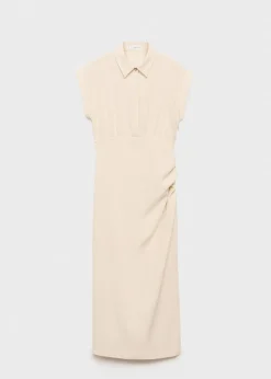 MANGO Sukienki I Kombinezony*Sukienka koszulowa drapowana