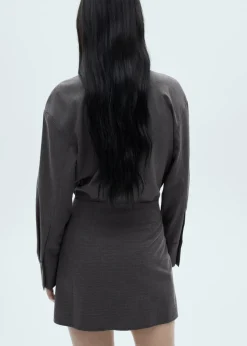 MANGO Sukienki I Kombinezony*Sukienka koszulowa w prążki