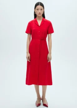 MANGO Sukienki I Kombinezony*Sukienka koszulowa z kieszeniami