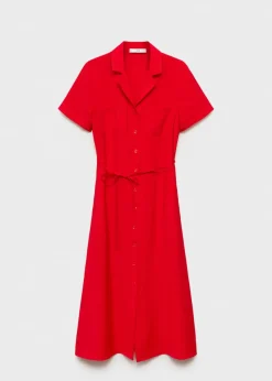 MANGO Sukienki I Kombinezony*Sukienka koszulowa z kieszeniami