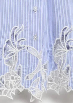 MANGO Sukienki I Kombinezony*Sukienka koszulowa z koronką