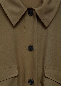 MANGO Sukienki I Kombinezony*Sukienka koszulowa z lyocellu wiązana w pasie