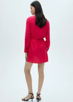 MANGO Sukienki I Kombinezony*Sukienka koszulowa z ozdobnym wiązaniem