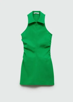 MANGO Sukienki I Kombinezony*Sukienka koszulowa z zamkiem