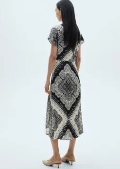 MANGO Sukienki I Kombinezony*Sukienka koszulowa ze wzorem paisley